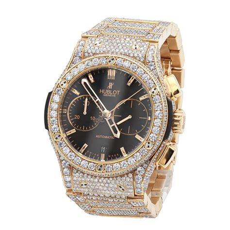 bust down diamond watch